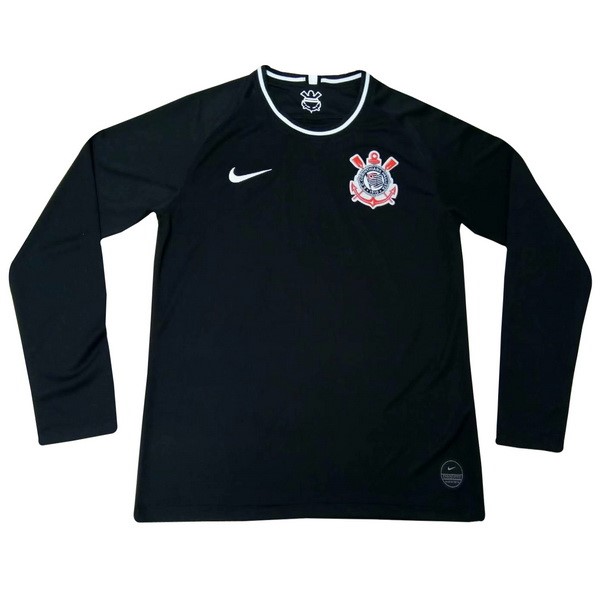 Corinthians Paulista Trikot Auswarts ML 2019-20 Schwarz Fussballtrikots Günstig